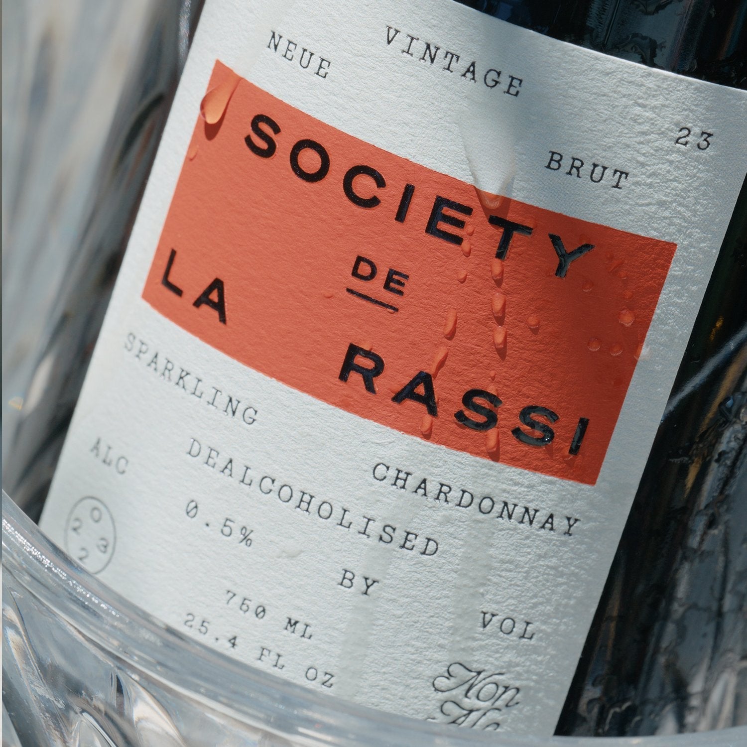 Neue Brut Vintage 2023 - Society De La Rassi close up of label